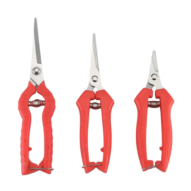 Micro-point pruning shears for leaf gardening Hand-powered Trimmer Holes for plants Straight florists Garden scissors pruning shears