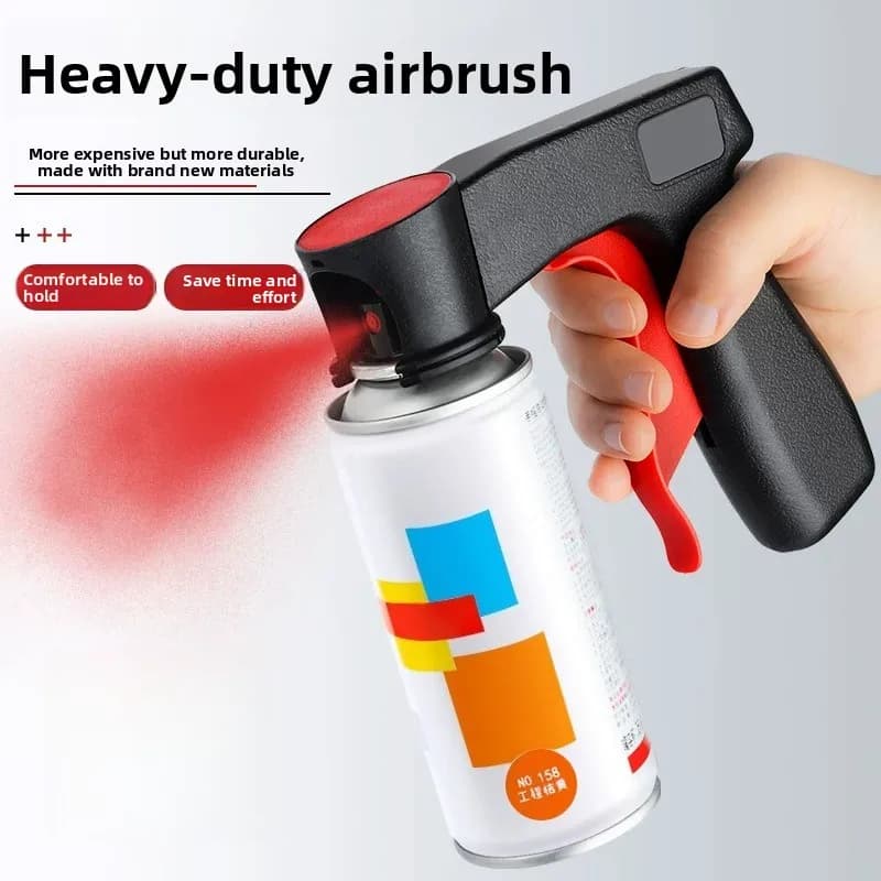 Adattatore per pistola a spruzzo per lucidatura vernici, impugnatura a grilletto istantanea per aerosol con blocco a presa completa, universale per la manutenzione e la cura dell'auto