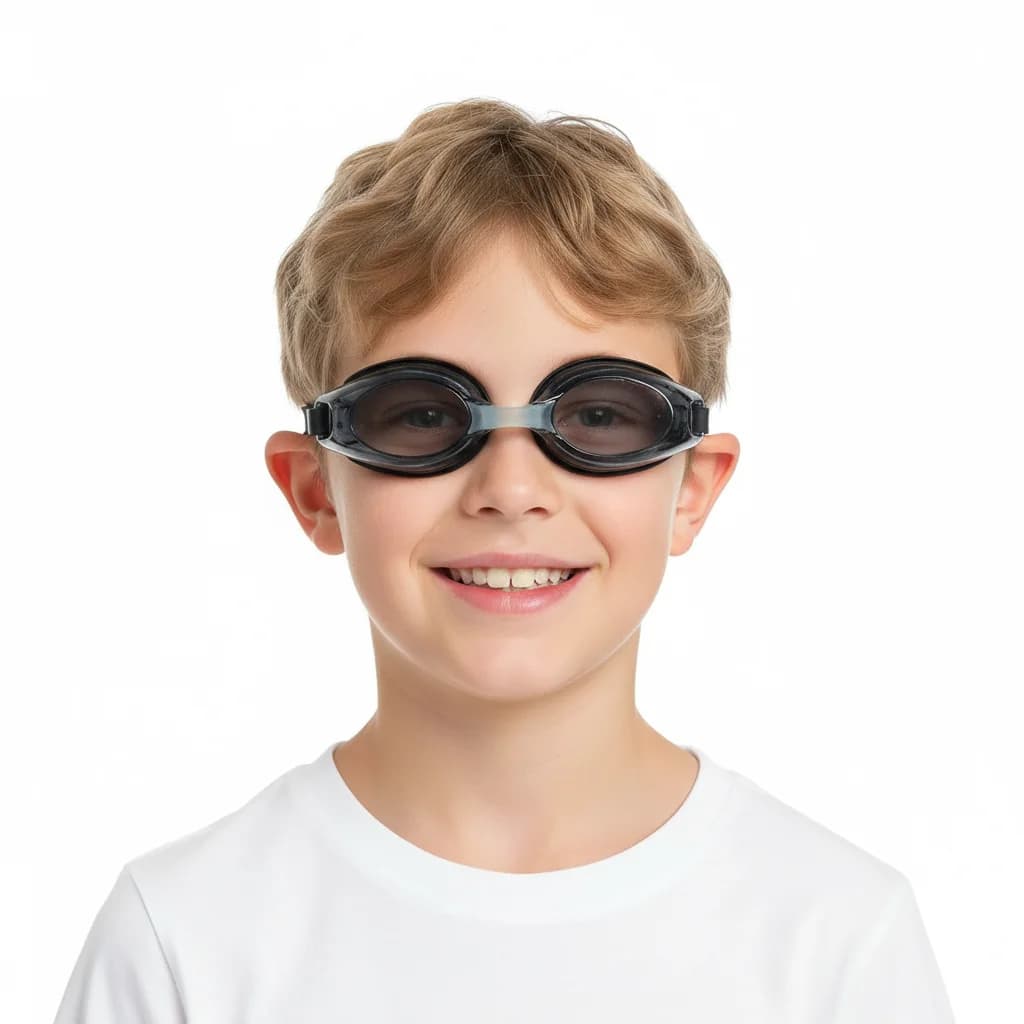 Swimming owls for children's myopia for boys and girls from 4 to 14 years (aprossimomo) with swimming glasses
