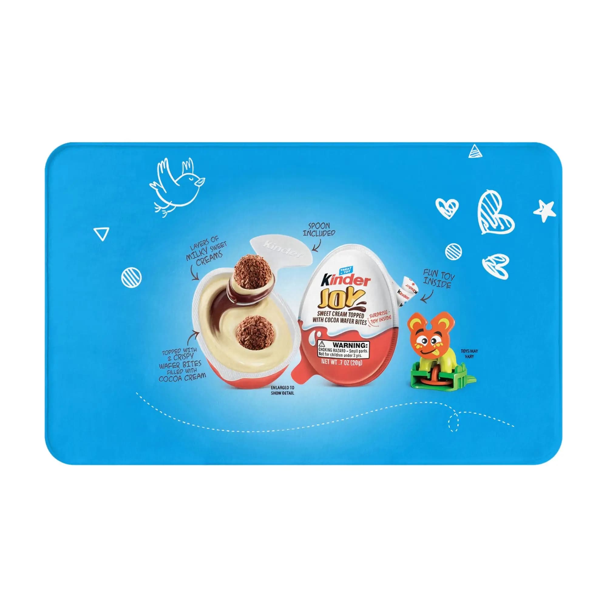 joy Decorations Tappetino per camera da letto, zerbino per bambini, tappeto da cucina, tappeto da esterno, decorazione per la casa