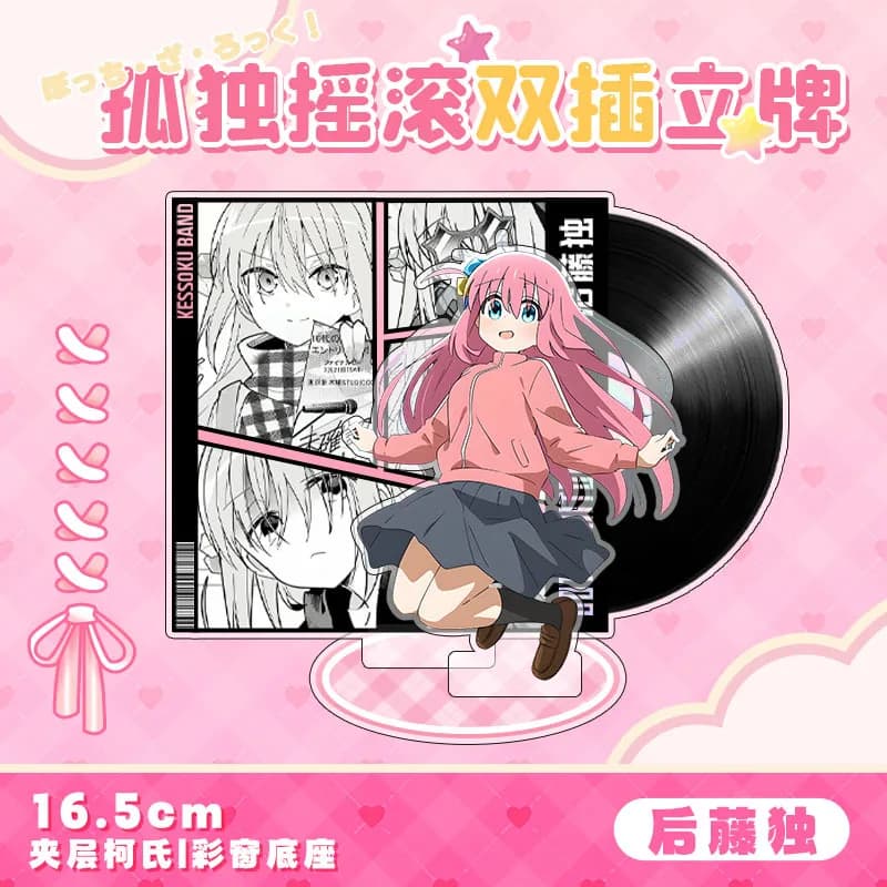 Bocchi The Rock! Anime Peripherals Gotoh Hitori Figure Acrylic Stand Yamada Ryo Figurine Standing Plate Ijichi Nijika Toy Gifts