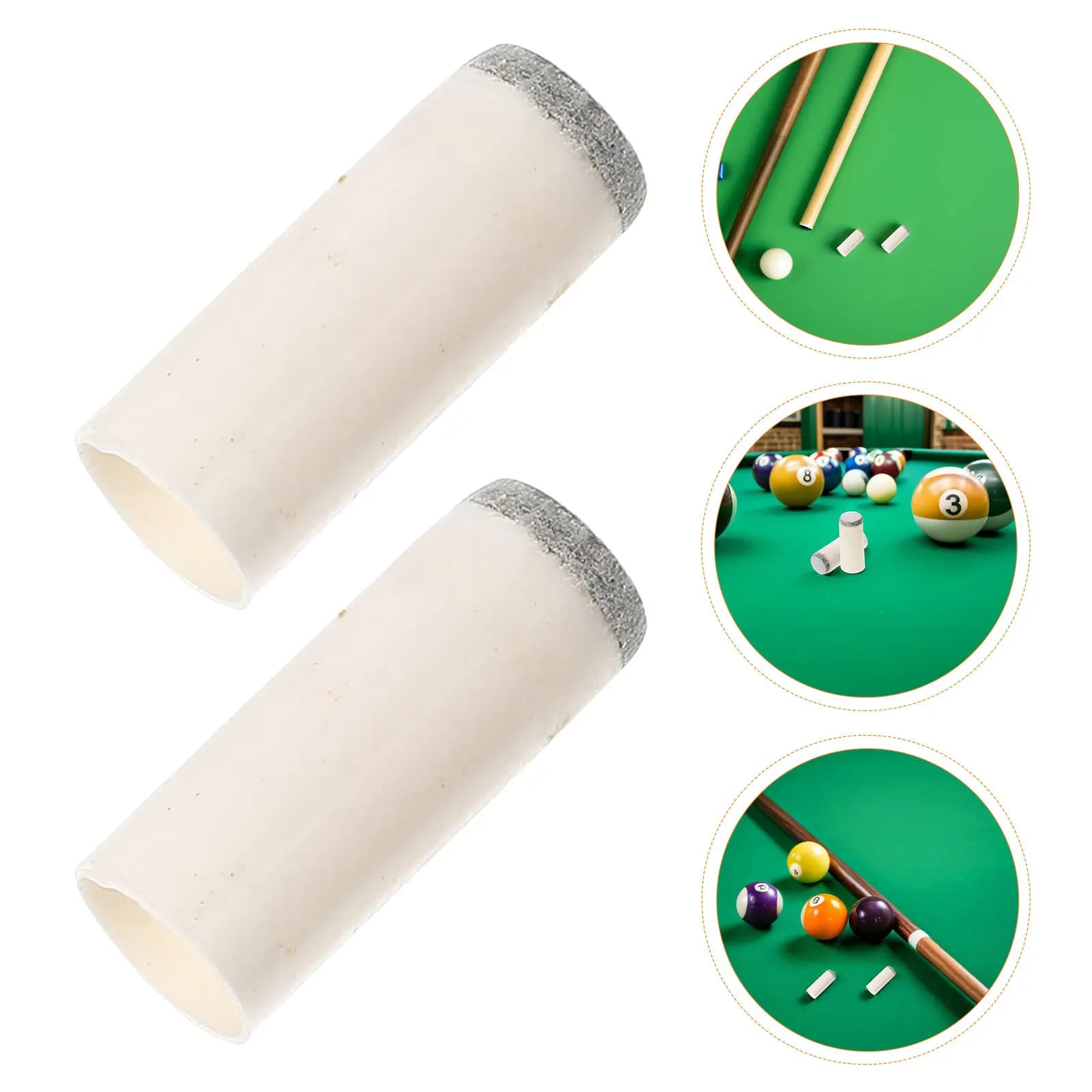 200Pcs 9Mm Pool Cue Tips Replacement Professional Billiard Cue Tips for Snooker Stick Pool Table Accessories Precision Control