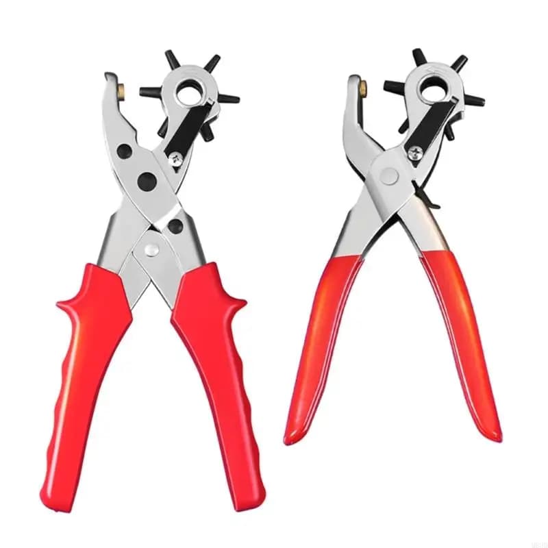 Multifunctional belt punching pliers for punching tools