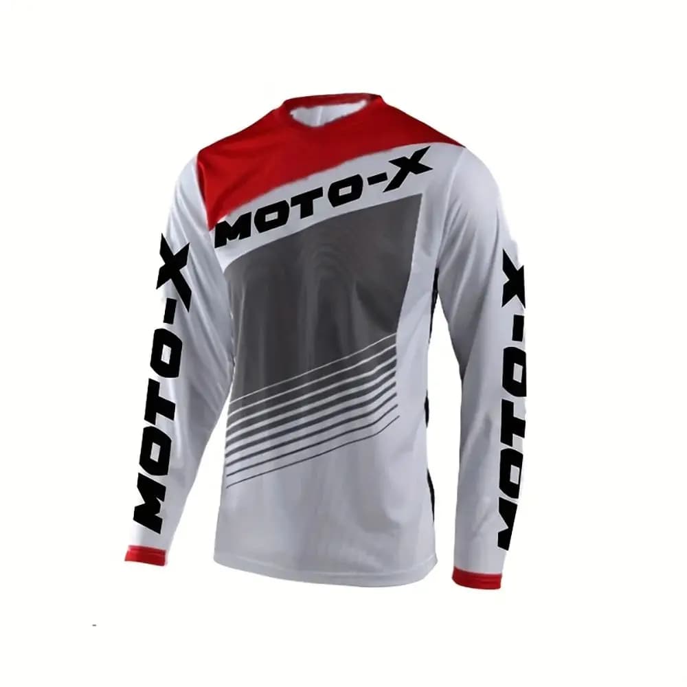 Maglia da ciclismo da uomo MOUNTAIN MOTO TOP T-SHIRT a maniche lunghe da uomo Abbigliamento sportivo da esterno JERSEY da ciclismo