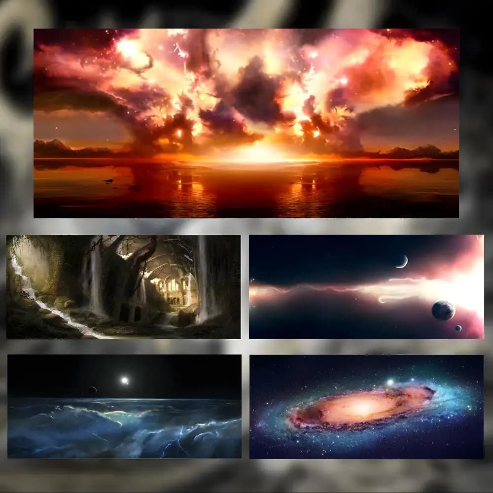 style cosmic S-Sci-Fi Style Mouse Pad Large Thick Desk Pad Stitched Edges Gaming Mouse Mat for PC
