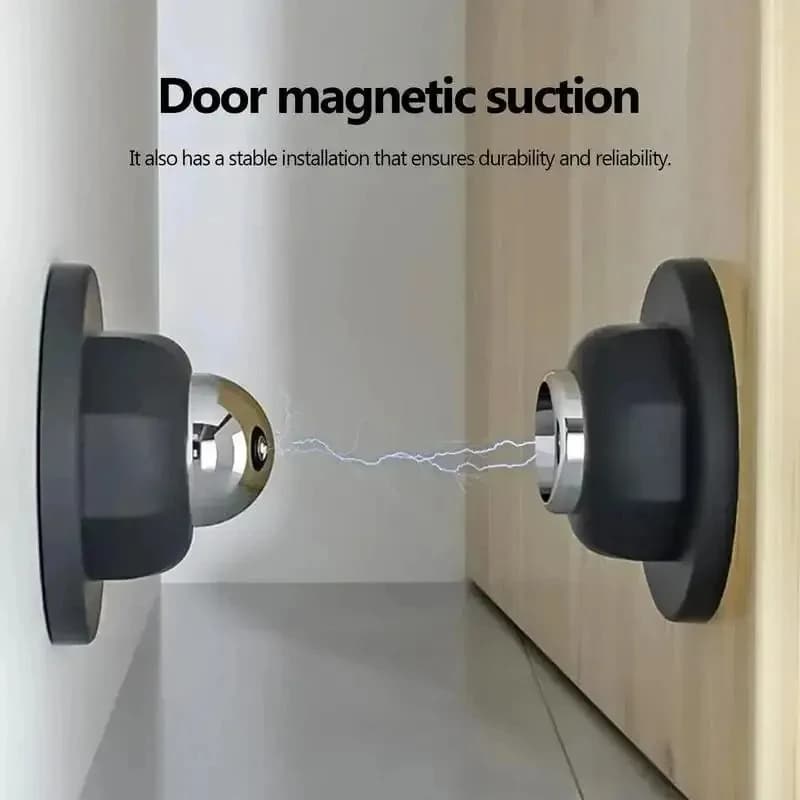 Essenziale per Hotel e Casa: Fermaporta Magnetico Silenzioso in Silicone Anti-Collisione