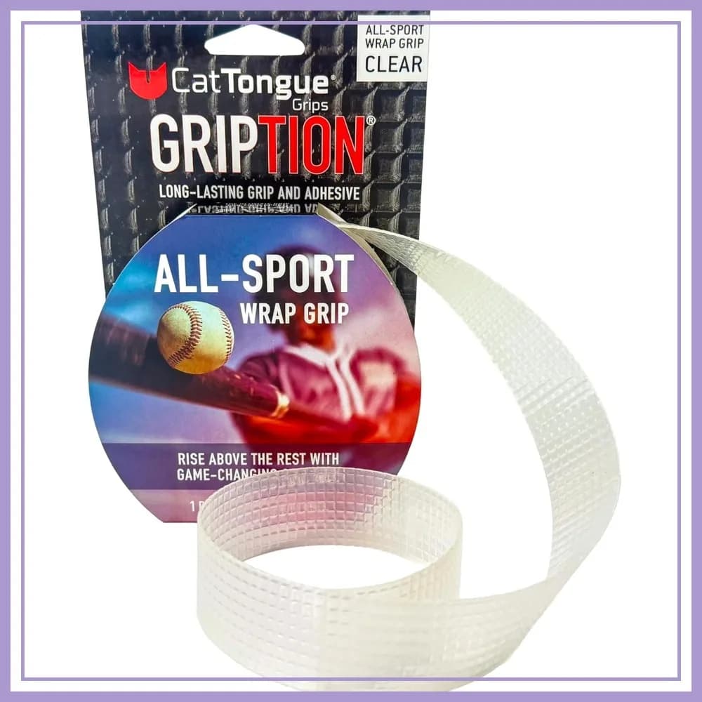CATTONGUE GRIPS Nastro Adesivo Sportivo - Nastro Largo Super Aderente - Nastro Antiscivolo per Golf, Barre per Trazioni, Baseball, Hockey, Pickleball e Altro