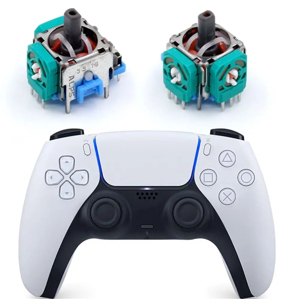 2 pezzi nuovo gamepad riparazione pollice stick controller modulo sensore joystick sostituzione 3D analogico per controller PS5