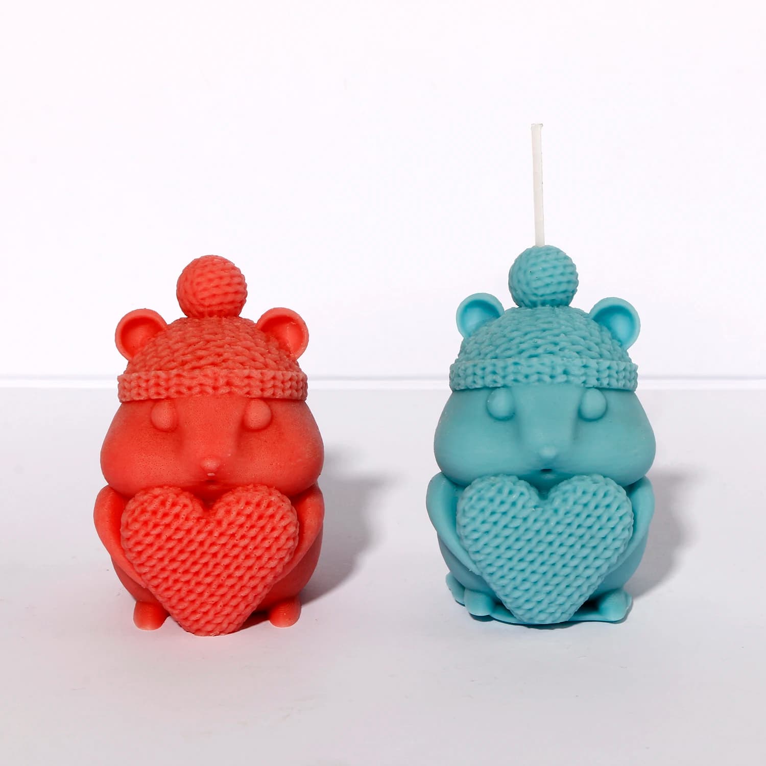 Set di Stampi in Silicone a Forma di Mini Topolino per Candele, Stampi per Fondente per Decorazione Torte, Stampi in Argilla Polimerica per Creazione di Orecchini e Gioielli