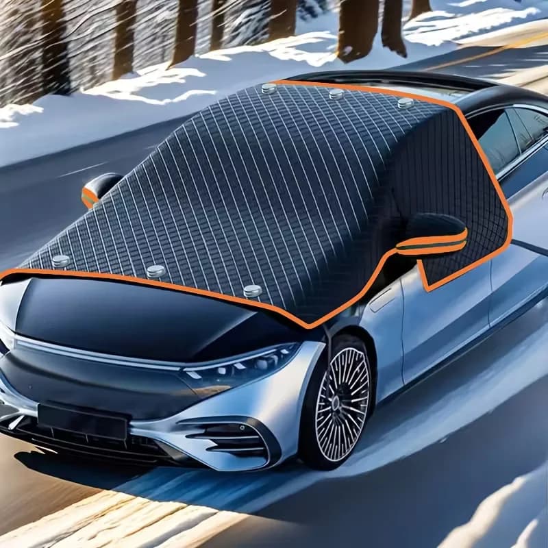 Parabrezza per auto Protezione per scudo da neve Protezione per finestrino anteriore Parasole antigelo Tende magnetiche invernali Copertura protettiva per vetro automatico