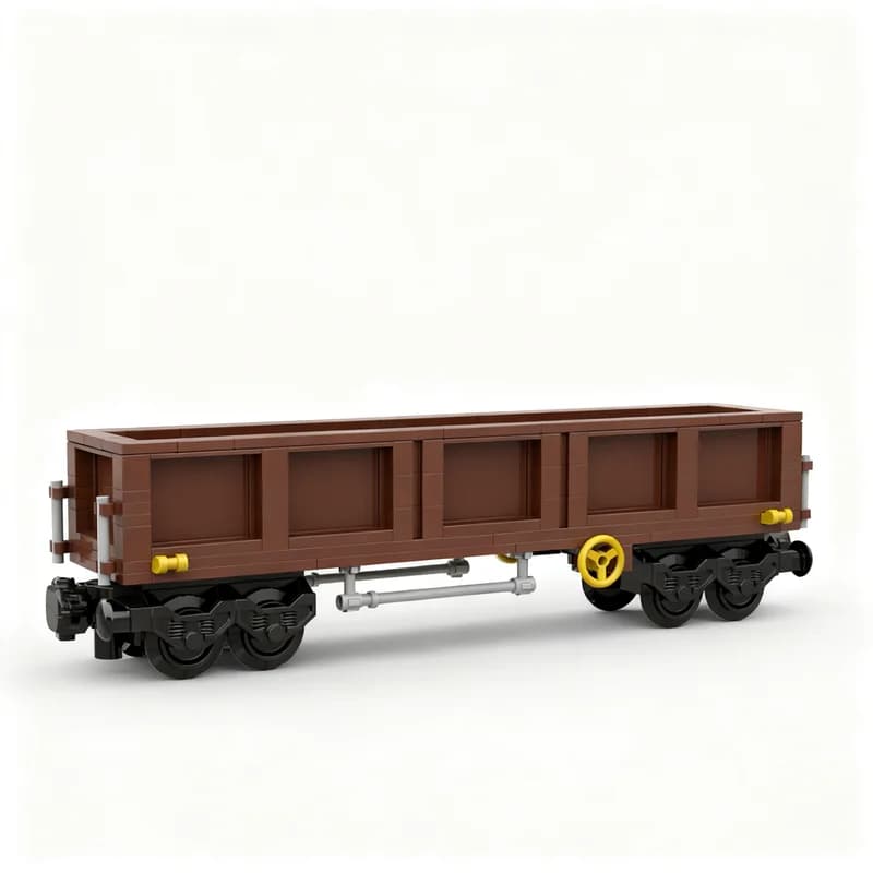 NUOVO Set 141 Pezzi MOC City: Modello di Treno con Carrozza Portacarbone e Serbatoio, Giocattolo Creativo Tecnologico per Bambini, Puzzle da Assemblare, Regalo di Compleanno