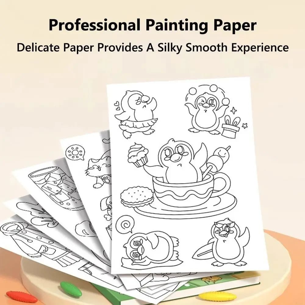 New Pen Control Training Coloring Book Color Enlightenment Early Childhood Education Coloring Game Book Sketches Copy Book