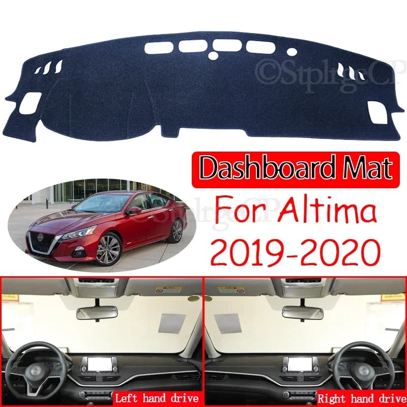 Sunshade Dashmat Protect Carpet Anti-UV Car Accessories Rug for Nissan Altima 2019 2020 L34 Anti-Slip Mat Dashboard Cover Pad