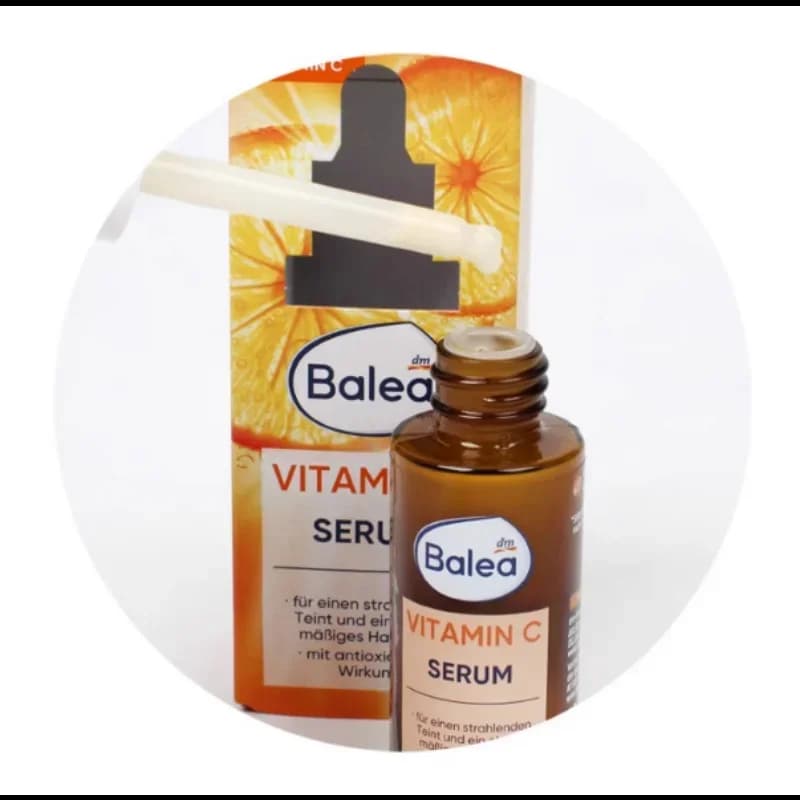 Siero VC ad Alta Efficacia Balea Germania 30ml, Vitamina C Illuminante, Anti-Rughe, Sbiancante, Nutriente, Idratante, Rassodante per la Cura della Pelle