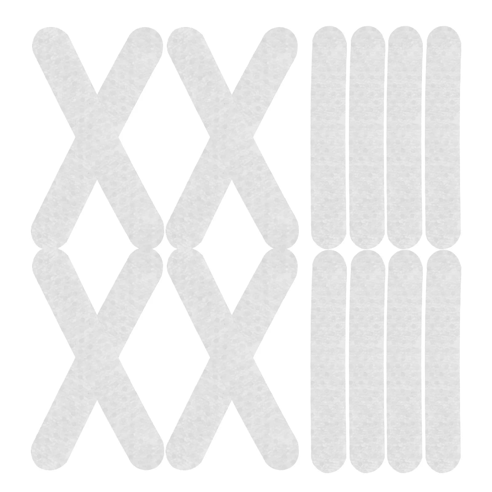100 Pezzi Grip in Silicone per Appendiabiti, Strisce Adesive Antiscivolo per Grucce in Legno e Plastica, Supporto per Abiti e Canotte