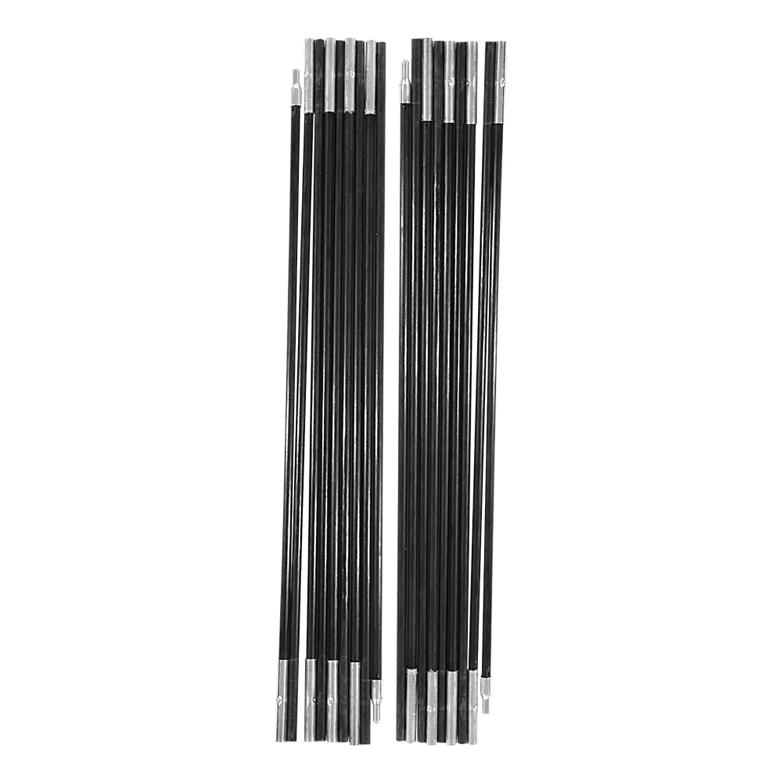 4.9M Fiberglass Camping Tent Pole Outdoor Support Rods Awning Frames Kit Awning Support Rod
