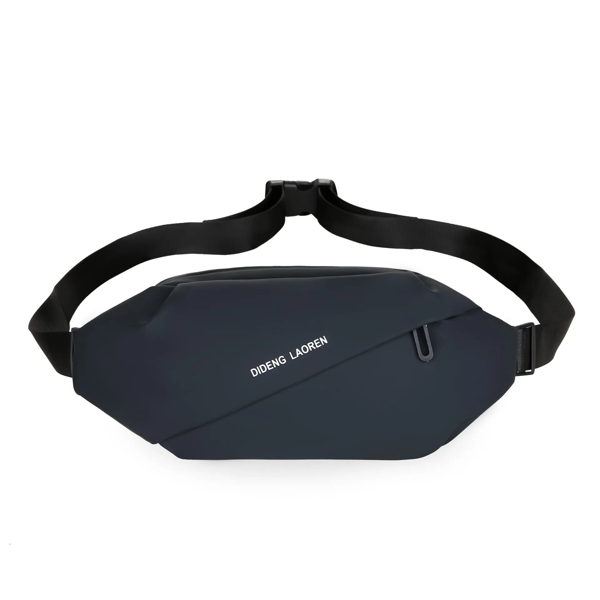 Men's chest bag, casual riding shoulder bag and wear-resistant, men's fashion waterproof small shoulder bag