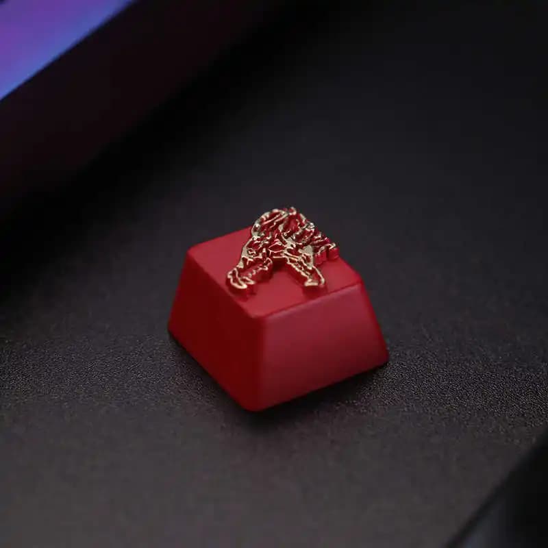 Copritasto in metallo in lega di zinco e alluminio del tema CSGO Howl KeyCap per tastiera meccanica MX Switch Profilo OEM Altezza R4