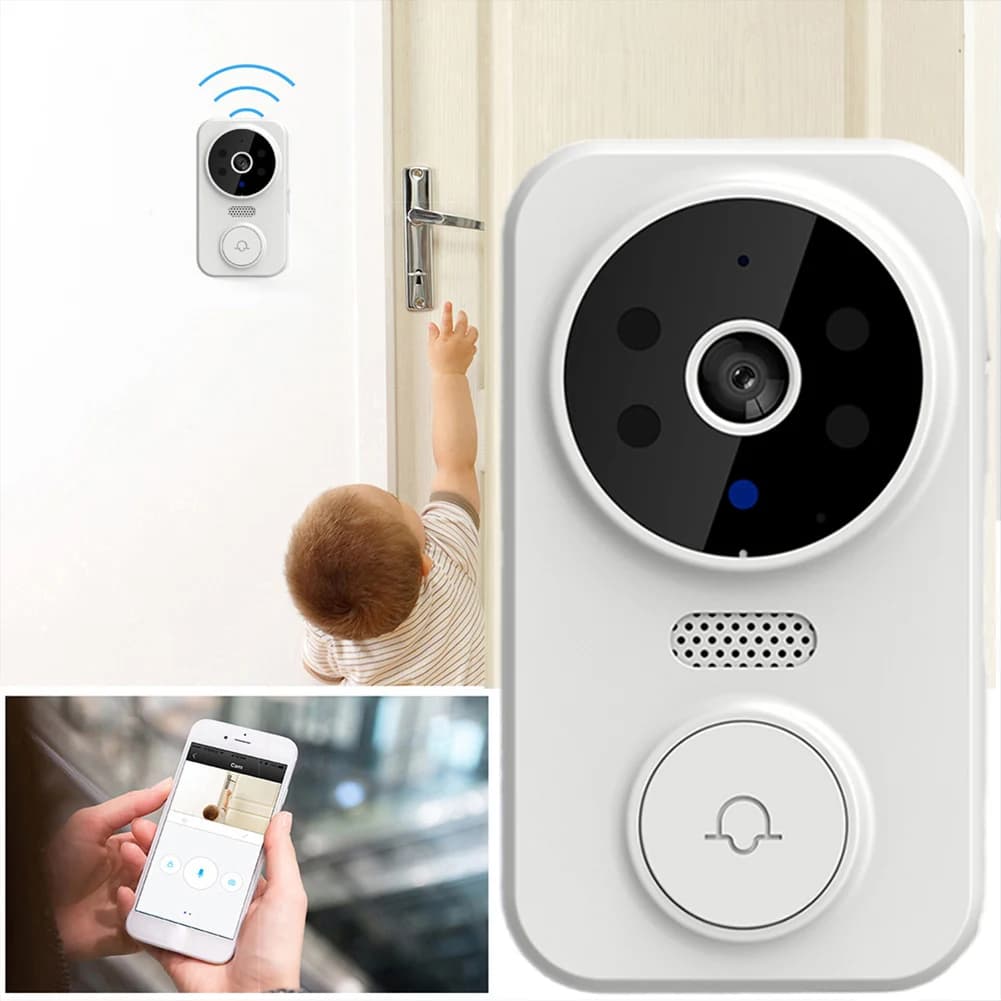 Campanello video wireless WiFi con APP carillon Monitoraggio remoto Videocitofono intelligente Campanello intelligente per la sicurezza domestica