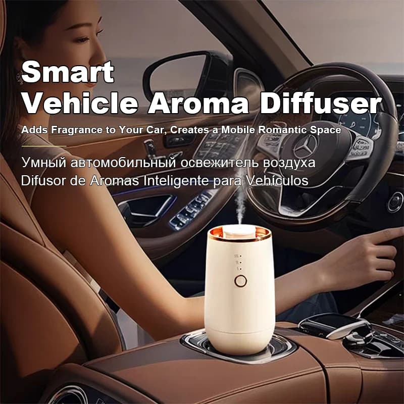 Professional diffuser for car, air freshener, long lasting fragrance, long lasting spray timer, suitable for car, home, hotel