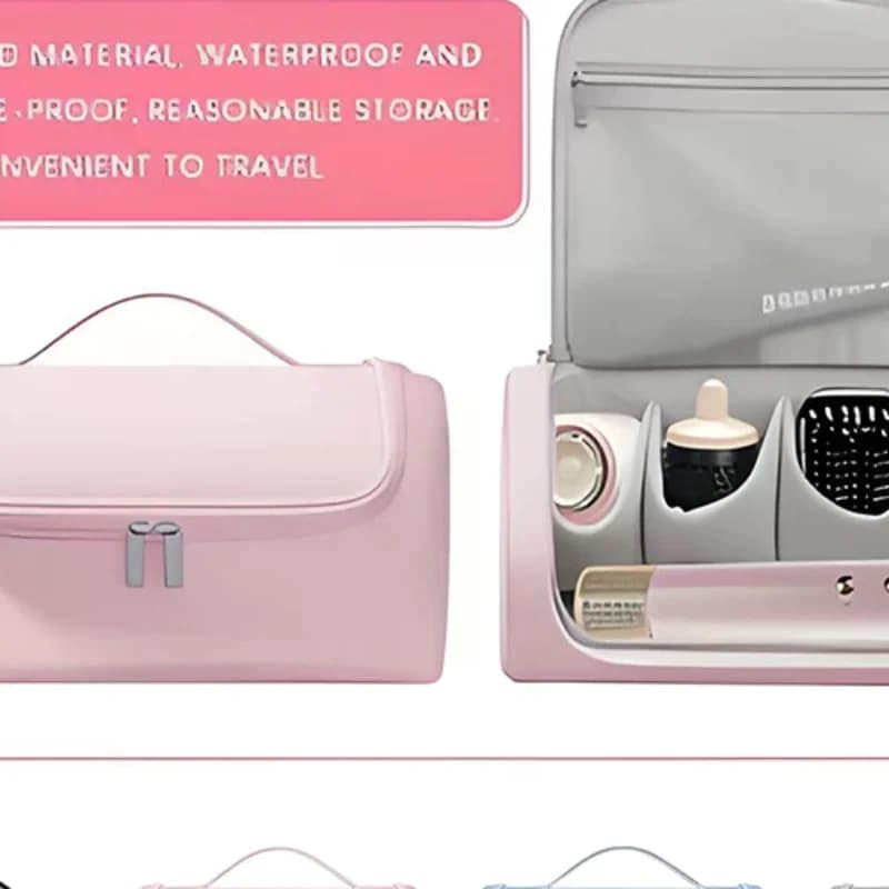 Portable Hairdryer Storage Bag Waterproof Curling Iron Hair Dryers Organizer Bags Cosmetic Bag Travel Carrying Case
