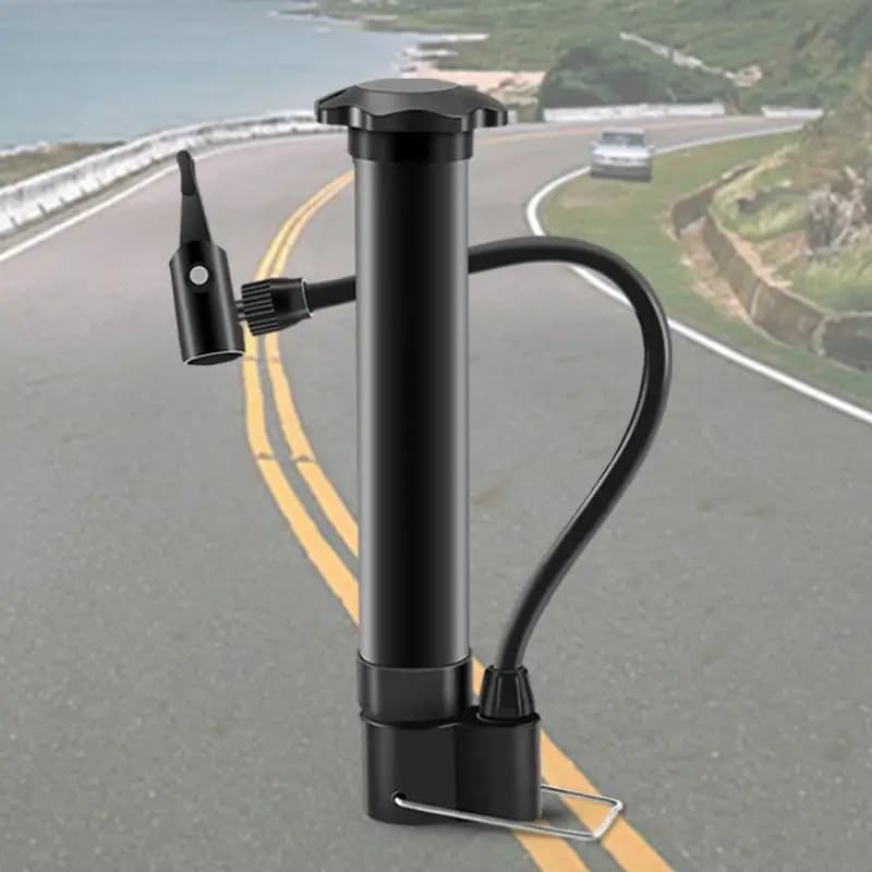 Portable Bicycle Pump 80PSI Lightweight Balloon Pump Road Bike Tire Inflator
