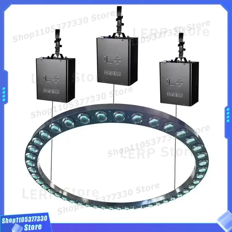 5KG 42X15W Dynamic LED Ring Light Beam Effect Stage Lighting for DJ Disco Bar Nightclub Professional Moving Head Lamp