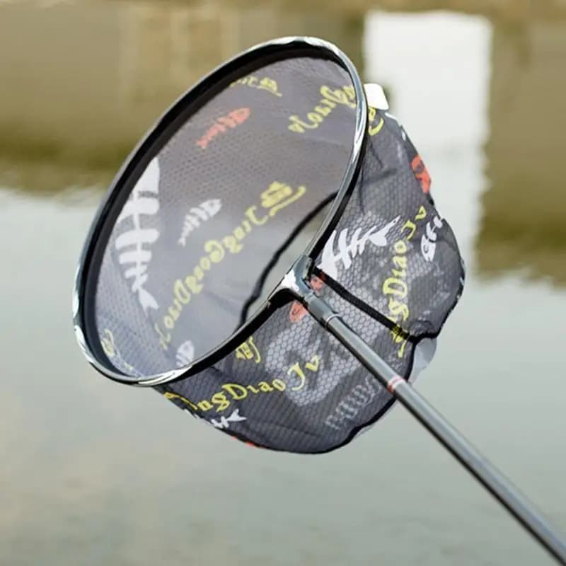 Rete da pesca Attrezzo da pesca Guadino per pesci senza manico per cattura del pesce Rilascio della testa della rete da pesca