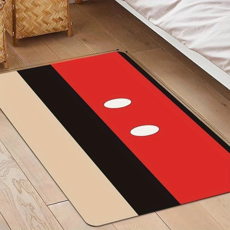 1PC Stripe Spot Pattern Tappetini per porte Tappeti da cucina Antiscivolo Pop design Tappeto da soggiorno Tappetino da bagno Tappeto per la casa Lavanderia Decor