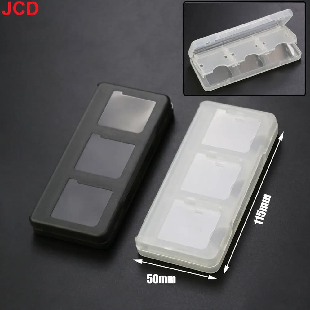 JCD 6 In1 Black/White Game Card Case Box For DS Lite NDSL NDSi XL LL For 3DS NEW 3DS LL XL Portable Cartridge Box