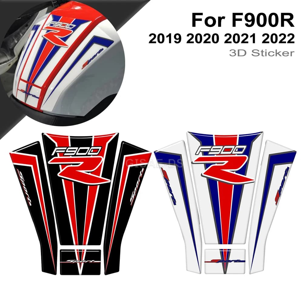 Per BMW F900R F900 F 900 R 2019 2020 2021 2022 Moto Serbatoio Manopole Pad Ginocchio Guard Protector Anti-Slip Resina Epossidica Decalcomanie Kit