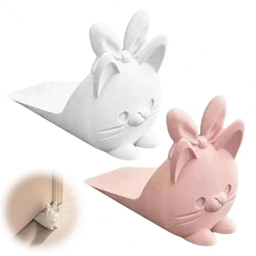 3d Printed Doorstop Heavy Door Stopper 3d Printed Cat Door Stopper Wedge Non-slip Windproof Doorstop for Home Floor Cute