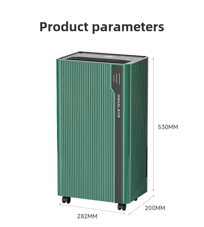 Deumidificatore Domestico Deumidificatore d'aria intelligente Vestiti asciutti Deumidificatore bagnato Aspirazione