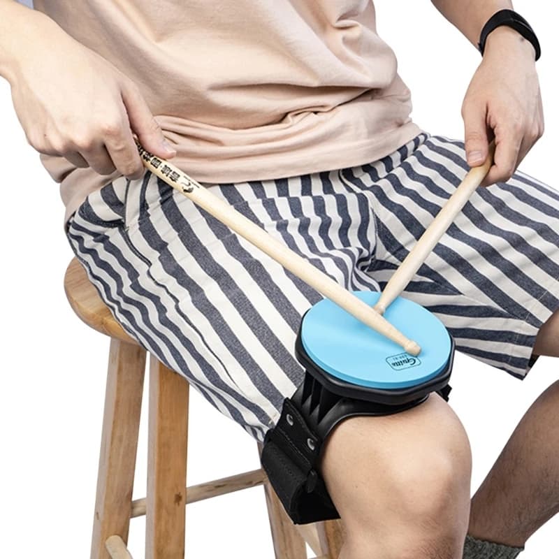 Tappetino per esercitazione per batteria portatile Mini pad per batteria per principianti Tappetino per esercitazione con per
