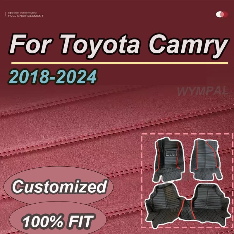 Di Lusso Per Toyota Camry 8th XV70 2024 2023 2022 2021 2020 2019 2018 Accessori Per Pavimenti Auto Tappeti Impermeabili Veicoli Automotive