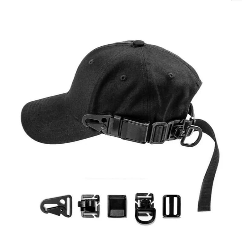 Cappello Tattico Multifunzione a Sgancio Rapido per Esterni, Unisex, Stile Punk Hip Hop, Vintage, per Ciclismo e Sport