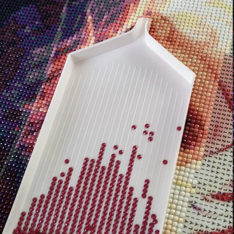 Grandi perline per trapano per pittura con diamanti Accessori per ricamo Strumenti Contenitore per organizer per punto croce
