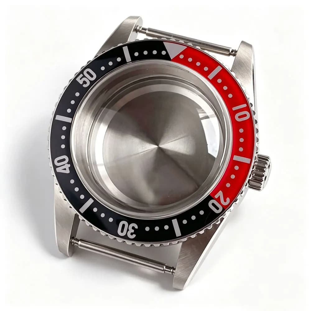 20ATM Diver 38mm Sapphire Glass Stainless Steel Watch Case Ceramic/Acrylic/Aluminium Bezel Fit NH35 ETA2824 Miyota 8215 Movement