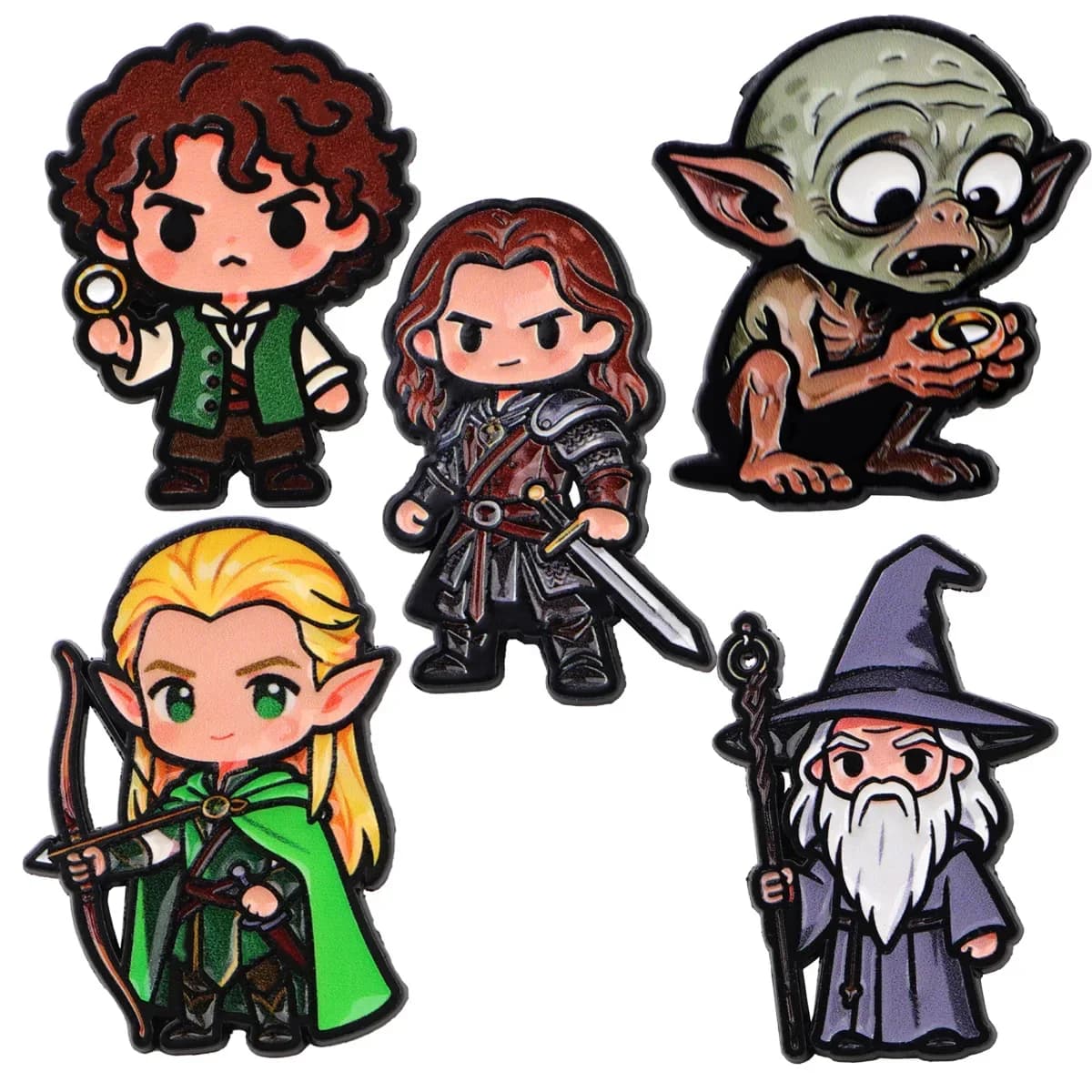 Fantasy Brooches For Women Wizard Enamel Pin Cartoon Metal Badge Jewelry Clothing Backpack Accessories Fans Gift