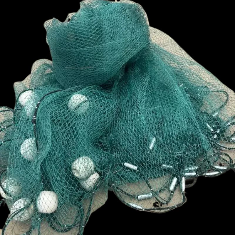 Rete da pesca a rete piccola Lunghezza 5m a 100m Rete da pesca pieghevole 1 Fingue Mesh Monofilamento Nylon Cattura rete da pesca Strumento di rete