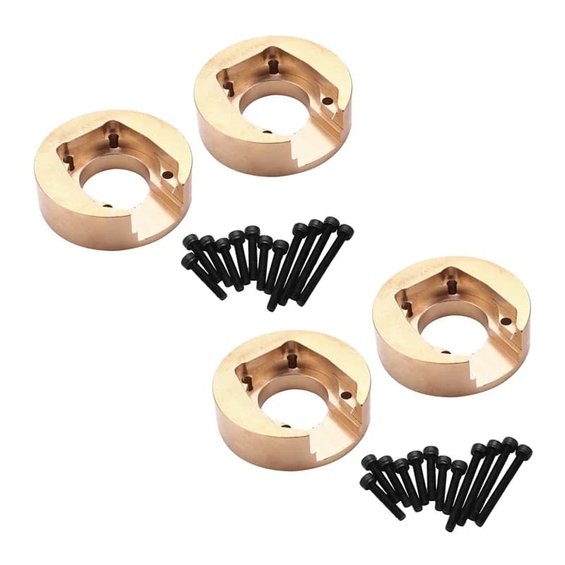 RC Auto 2/4 Pz 110G Brass Counterweight Balance Weight for Absima CR3.4 SHERPA KHAMBA CR1.8 Yucatan RC Crawler Auto Upgrade Parts