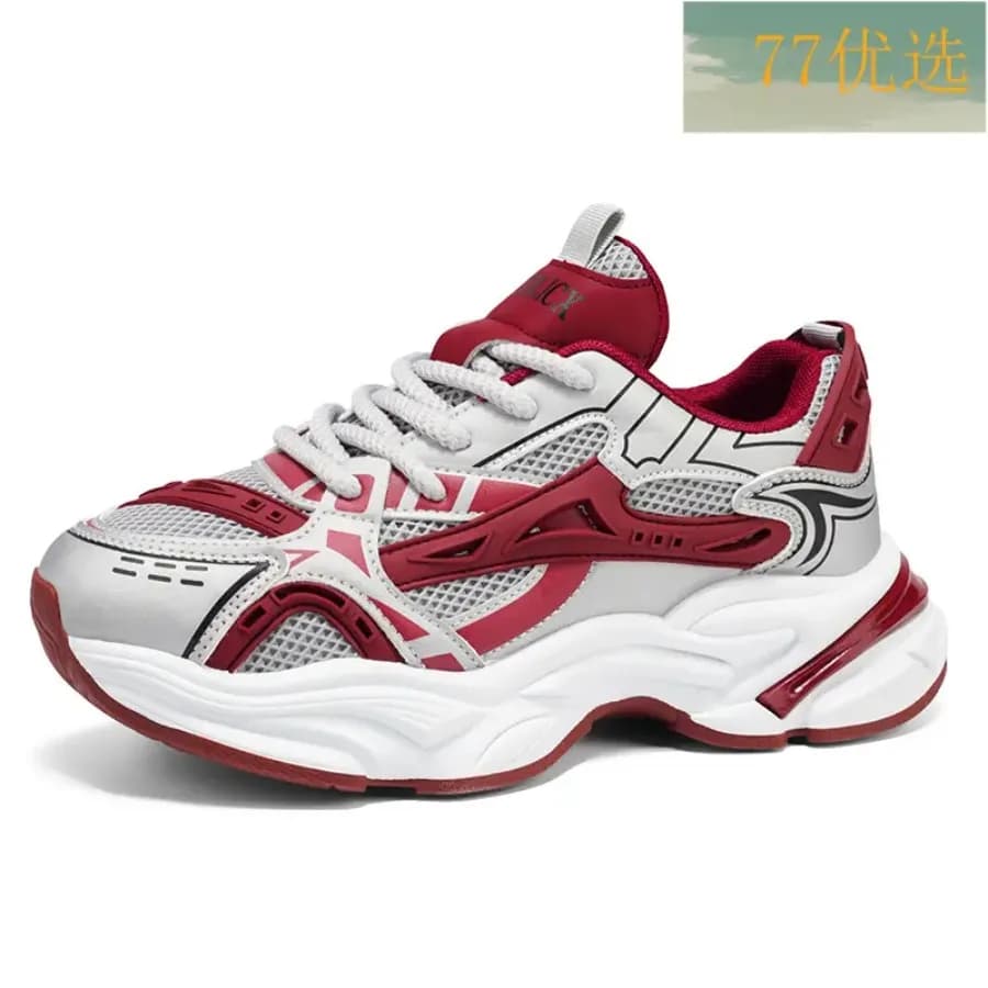 Scarpe Sportive Casual da Uomo in Mesh Traspirante per Primavera ed Estate, Versatili ed Eleganti, con Suola Spessa e Piattaforma, Stile Dad Shoes con Interno in Tessuto