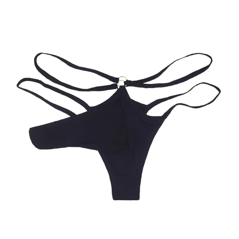 Cintura sottile Hollow Sissy Pouch Lingerie Mutandine Vita bassa Femboy Intimo Uomo sexy Guaina lunga per pene Mutanda T-back G-string