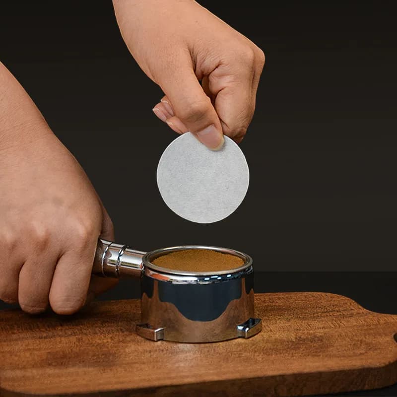 500/1000 Pcs Espresso Paper Filters for Espresso Coffee Maker, 51/53/58mm Puck Screen Natural Espresso Filter Portafilter Paper