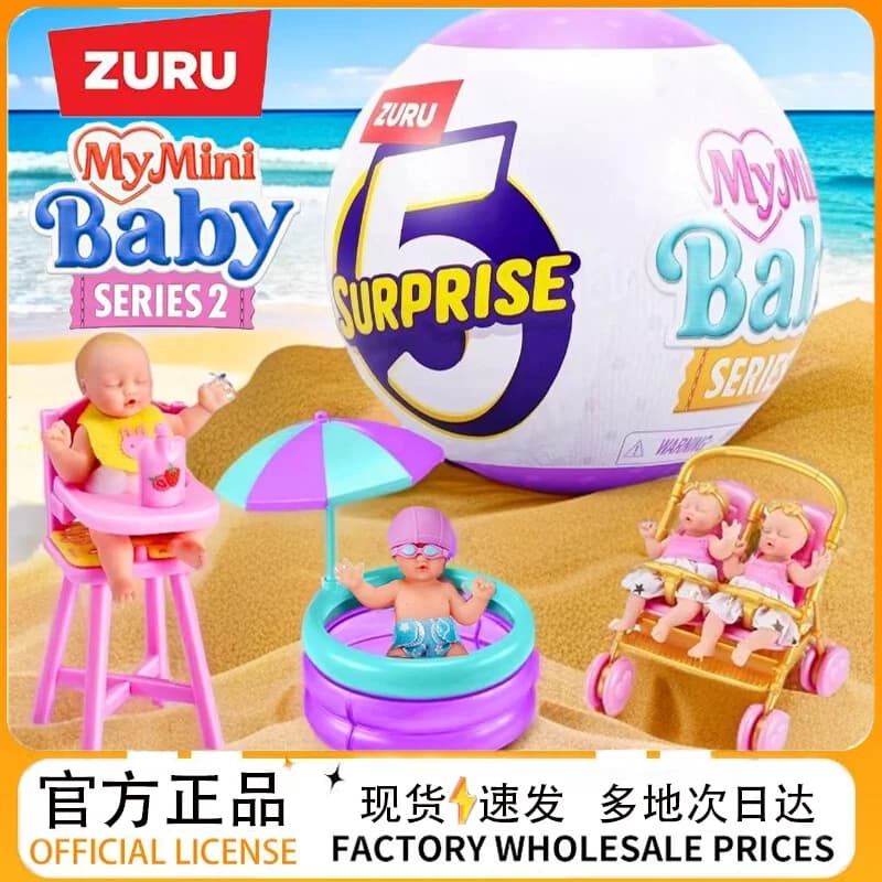 Nuovo Disponibile ZURU My Mini Baby Versione 2 Miniverse Anime Action Fiugres Blind Box My Baby Ball Seconda Generazione Giocattolo Regali Giocattoli