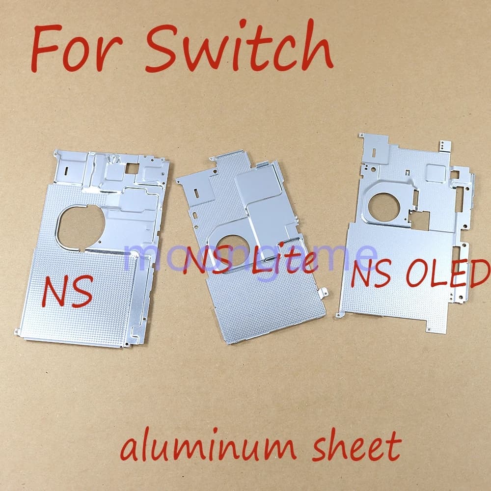 30 pezzi dissipatore di calore custodia posteriore in alluminio lamiera di metallo custodia host scudo dissipatore di calore per Nintendo Switch NS Lite OLED