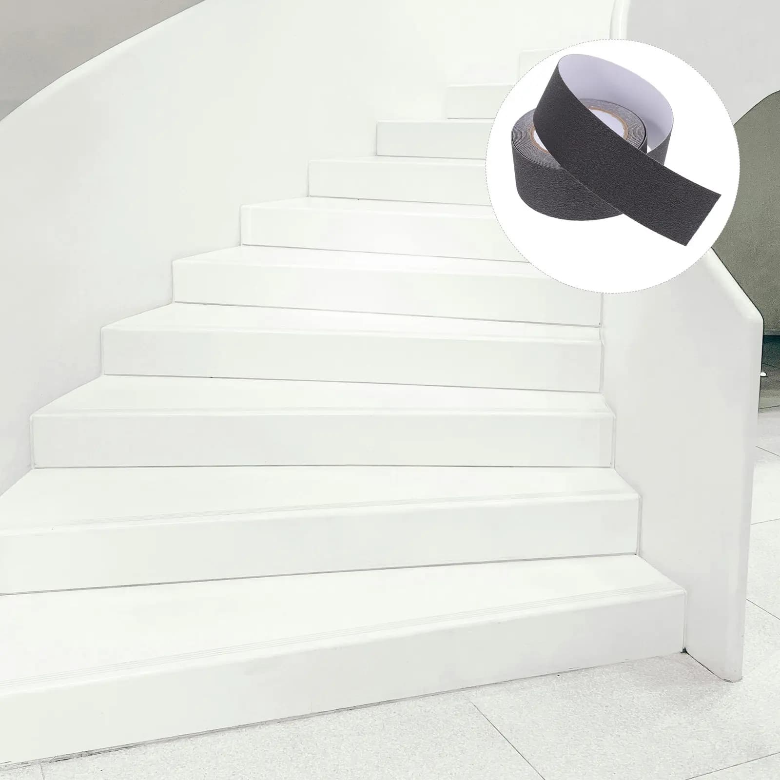 1 Roll Anti Slip Tape Self Adhesive Peva Safety Strip for Stairs Ramps Steps Floors Wooden Stair Treads Gym Floor Pull Up Bar