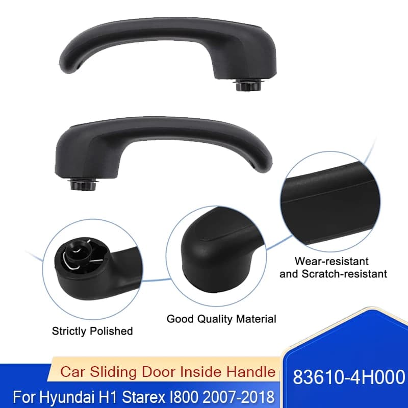 Maniglia interna per porta scorrevole auto per Hyundai H1 Starex I800 2007-2018 Nero Sinistra Destra 83610-4H000 Sostituzione