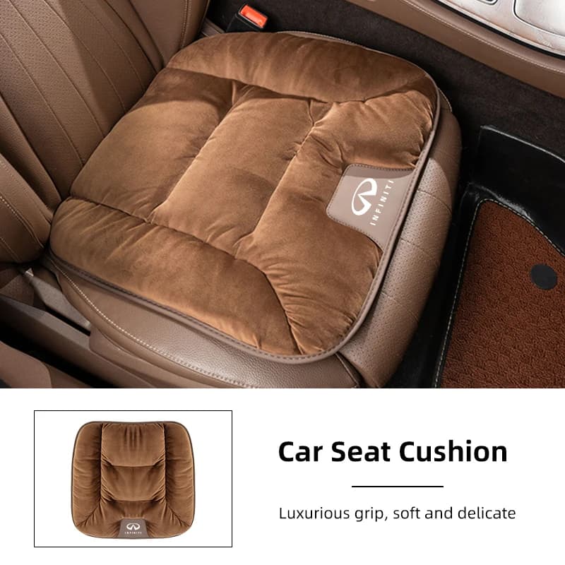 Car Seat Fur Cushion Front Chair Pad Anti-slip Cover Potector Auto Accessories For Infiniti Q50 FX35 Q30 G37 Q70 QX70 G35 Q60