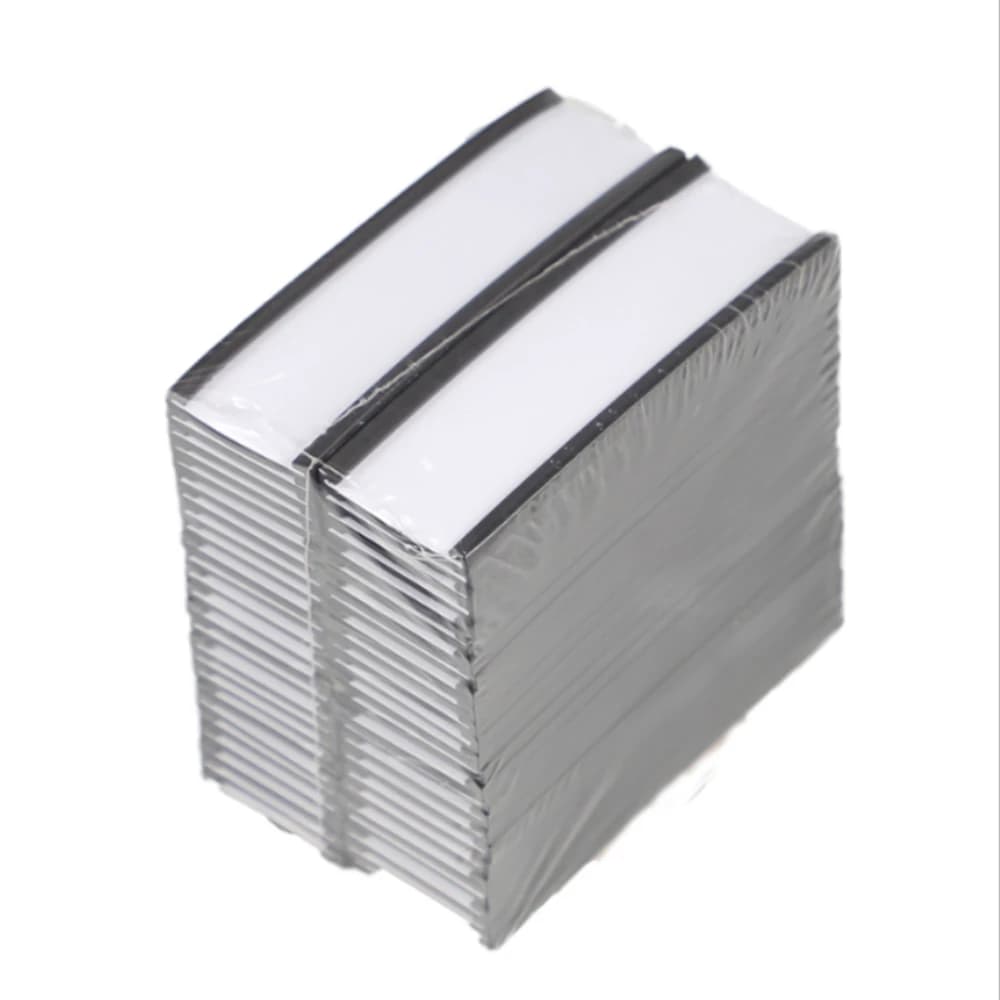 Striscia porta etichette magnetica con profilo C da 50 pezzi con PVC e larghezza carta 25 mm Magnete in gomma Magneti flessibili scaffale Etichetta magnetica morbida